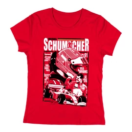 Michael Schumacher tribute női póló (Piros)