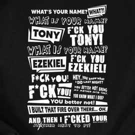 F*ck you Tony férfi póló (Fekete)