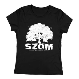 F_SZOM női póló (Fekete)