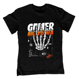 Gamer Anatómia (PC) gyerek póló (Fekete)