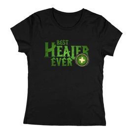 Best HEALER Ever női póló (Fekete)