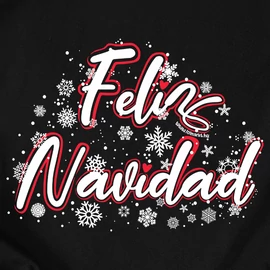 Feliz Navidad férfi póló (Fekete)