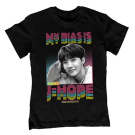 My Bias Is J-Hope gyerek póló (Fekete)