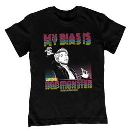 My Bias Is Rap Monster gyerek póló (Fekete)