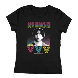 My Bias Is V női póló (Fekete)