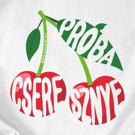 Próba cseresznye női póló (Fehér)