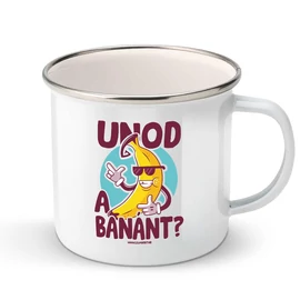 Unod a banánt fém bögre