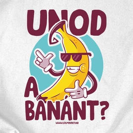 Unod a banánt kis párna (Fehér)