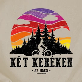 Két keréken az igazi vászontáska (Natur)