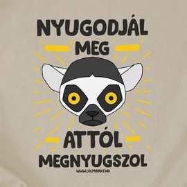 Nyugodjál meg vászontáska (Natur)