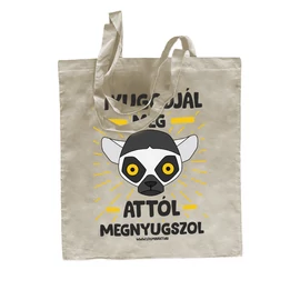 Nyugodjál meg vászontáska (Natur)