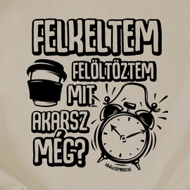 Felkeltem vászontáska (Natur)