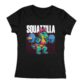 Squatzilla női póló (Fekete)