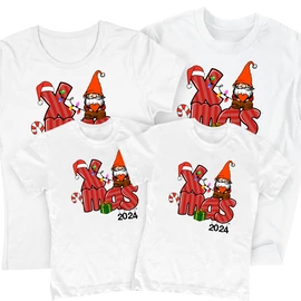 Xmas családi szett (2 gyerek) (fehér)
