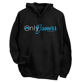 OnlyGamers kapucnis pulóver (Fekete)