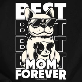 Best mom forever női póló (Fekete)