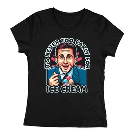 Ice cream női póló (Fekete)