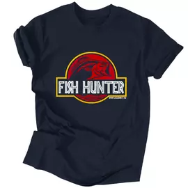 Fish hunter férfi póló (Sötétkék)
