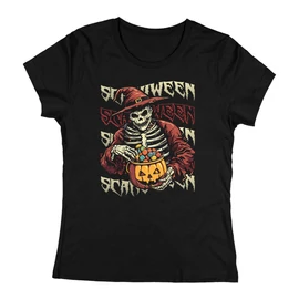 Scaryween női póló (Fekete)