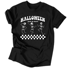 Trick or treat férfi póló (Fekete)
