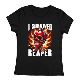 Survived carolina reaper női póló (Fekete)