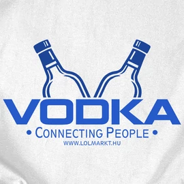 Vodka férfi póló (Fehér)