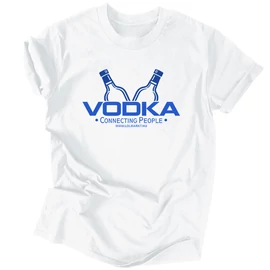Vodka férfi póló (Fehér)