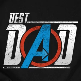 Best dad férfi póló (Fekete)
