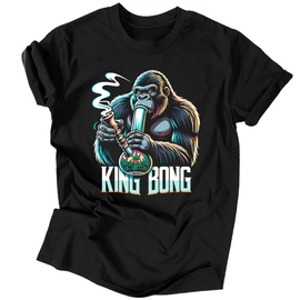 King Bong férfi póló (Fekete)