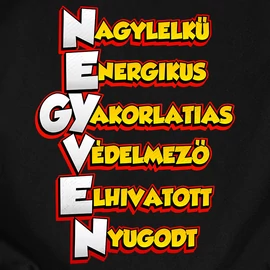 Születésnapos tulajdonságok férfi póló (Fekete)