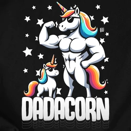 Dadacorn férfi póló (Fekete)