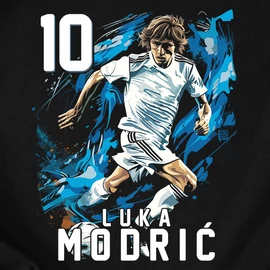 Luka Modric Fan Art férfi póló (Fekete)