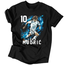 Luka Modric Fan Art férfi póló (Fekete)