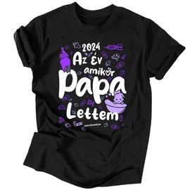 Az év amikor Papa lettem (kislányos) férfi póló
