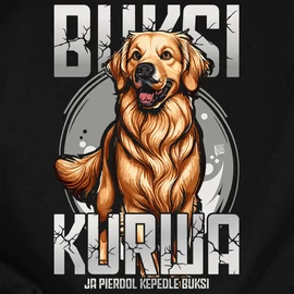 BUKSI férfi póló (Fekete)