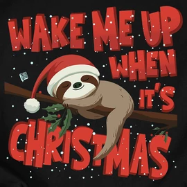 Wake me up kapucnis pulóver (Fekete)