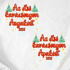 Első karácsonyom (2025)  páros póló (Fehér)