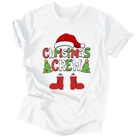 Christmas crew férfi póló (Fehér)
