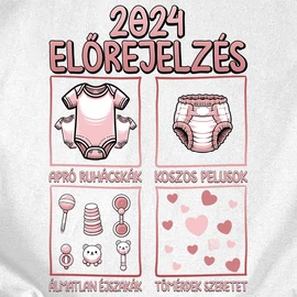 Szülői előrejelzés női póló (Fekete)