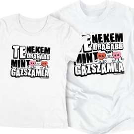Drága vagy páros póló szett (Fehér)