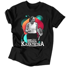 Daria Kasatkina férfi póló (Fekete)