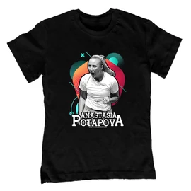 Anastasia Potapova gyerek póló (Fekete)