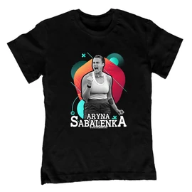 Aryna Sabalenka gyerek póló (Fekete)
