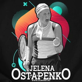  Jelena Ostapenko férfi póló (Fekete)