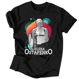  Jelena Ostapenko férfi póló (Fekete)