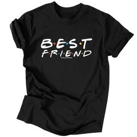 Best friend férfi póló (Fekete)