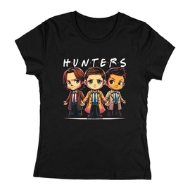 Hunters női póló (Fekete)