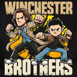 Winchester brothers férfi póló (Fekete)