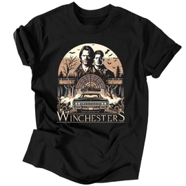 Winchesters férfi póló (Fekete)