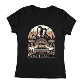 Winchesters női póló (Fekete)